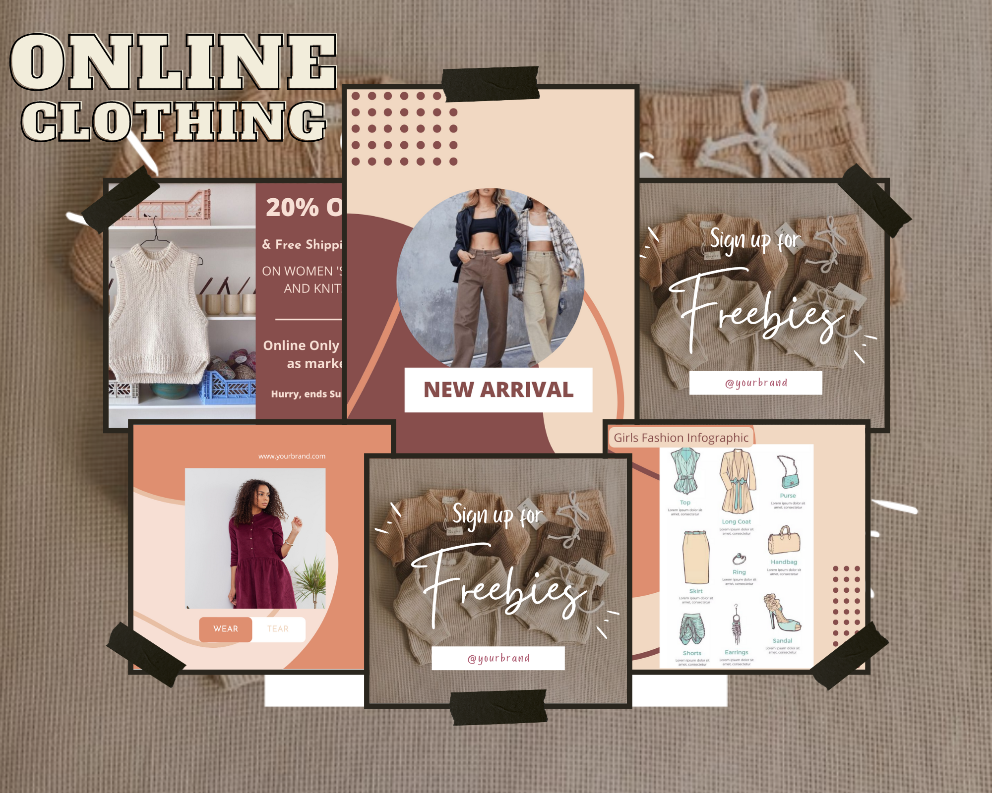 Online Clothing – whole year bundle